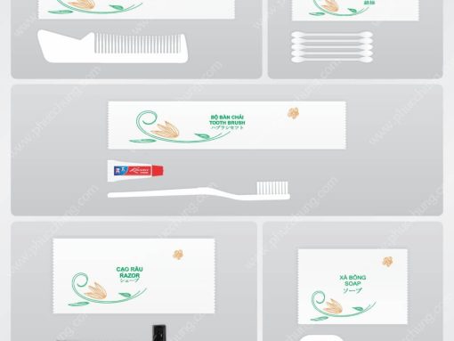 BỘ AMENITIES HOA VĂN – PATTERN AMENITIES SET
