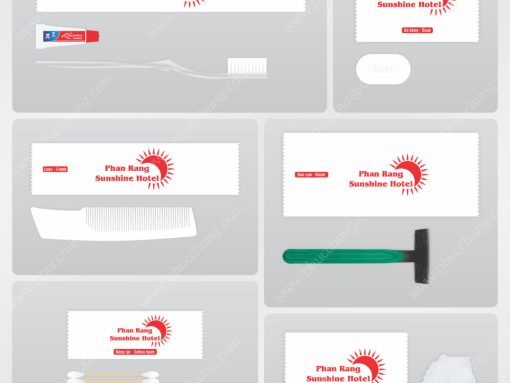 BỘ MÔI TRƯỜNG IN LOGO SUNSHINE HOTEL