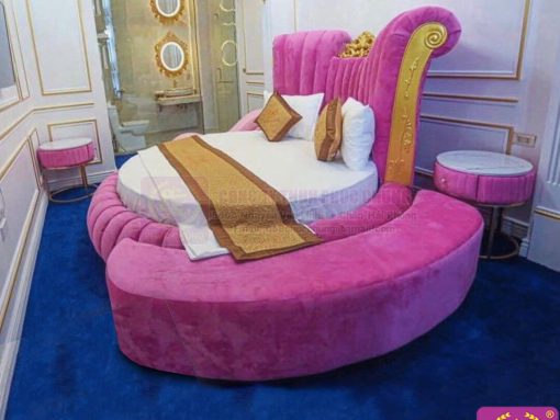 GIƯỜNG + ĐỆM TRÒN M3