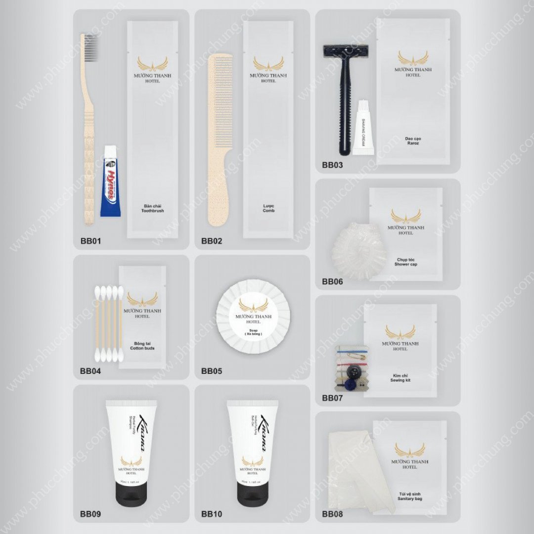 BỘ AMENITIES BAO BẠC – SLIVER AMENITIES SET