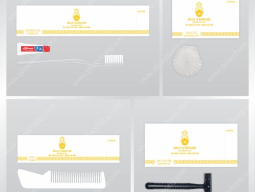 BỘ SAO VÀNG IN LOGO DUA'S HOUSE