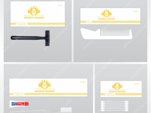 BỘ SAO VÀNG IN LOGO MONACO HALONG