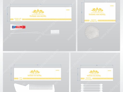 BỘ SAO VÀNG IN LOGO THÀNH AN HOTEL