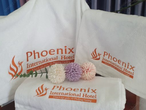 KHĂN IN LOGO PHOENIX INTERNATIONAL