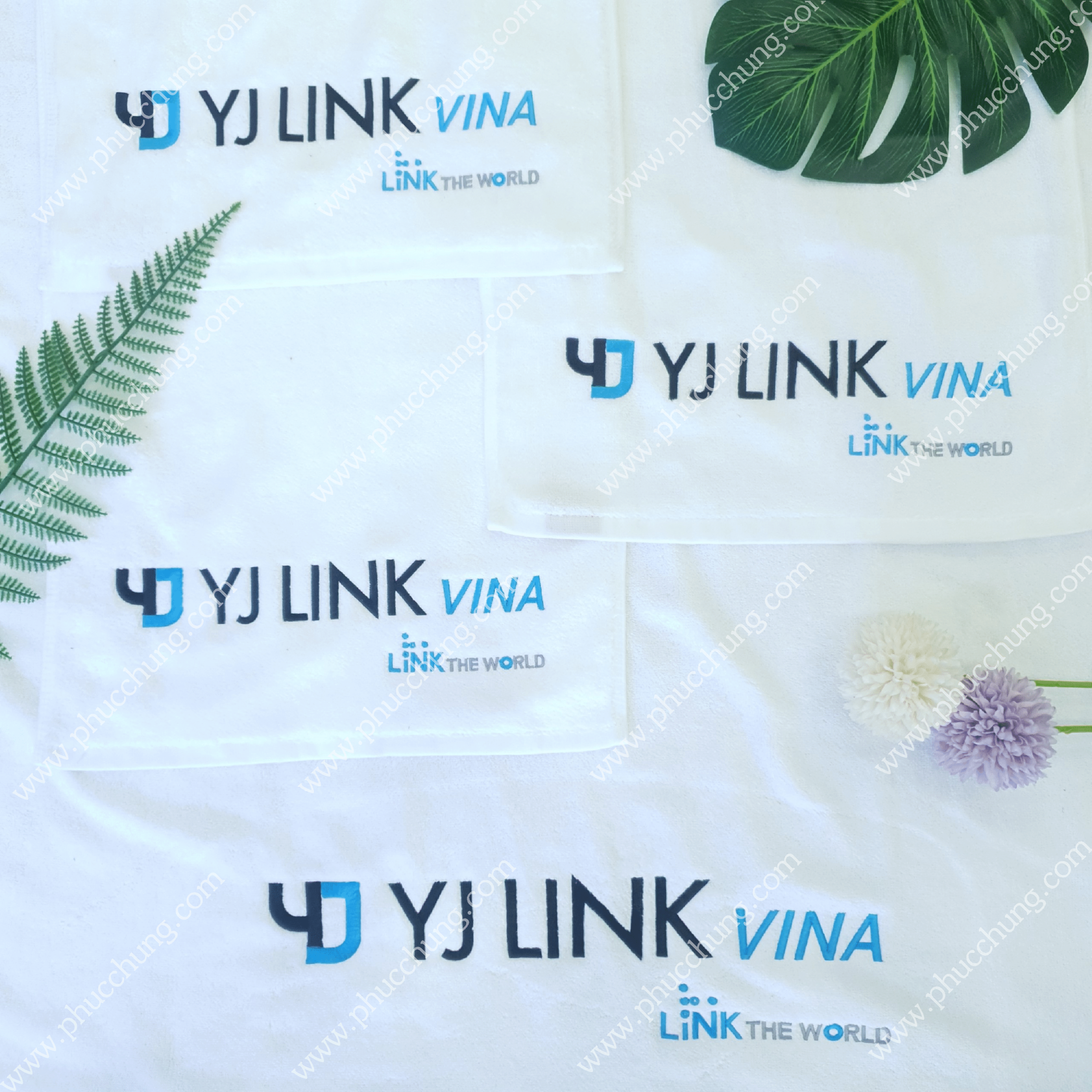 Khăn in logo Yj Link Vina (3)