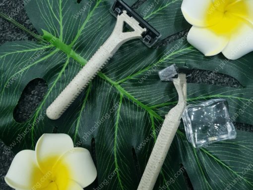 DAO CẠO RÂU 2 THUỴ ĐIỂN LƯỠI  BỘT BẮP