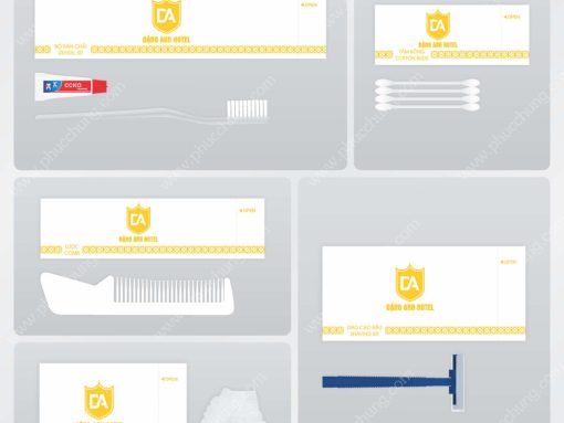 BỘ SAO VÀNG IN LOGO ĐẶNG ANH HOTEL