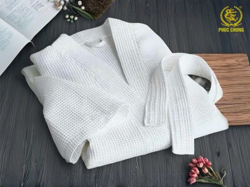 ÁO CHOÀNG TẮM WAFFLE CHUẨN KHÁCH SẠN – NHẸ THOÁNG, SANG TINH TẾ