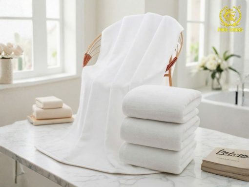 Khăn tắm chuẩn khách sạn, chạm một lần là mê