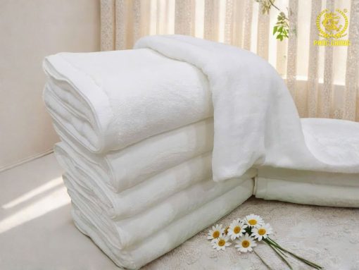 SET KHĂN TẮM TRẮNG DÀY MỊN – NÂNG “CHUẨN SẠCH SANG” CHO PHÒNG TẮM