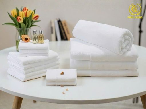 SET KHĂN TRẮNG CHUẨN HOTEL – ĐỒNG BỘ SẠCH SANG, CHĂM KHÁCH “CÓ GU”