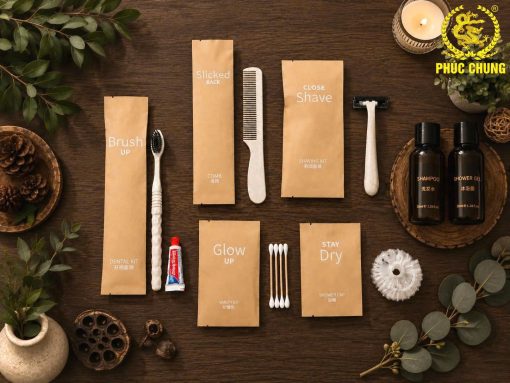 Bộ Amenities Khách Sạn Eco Kraft – Phong Cách Tự Nhiên, Thân Thiện Và Tinh Tế
