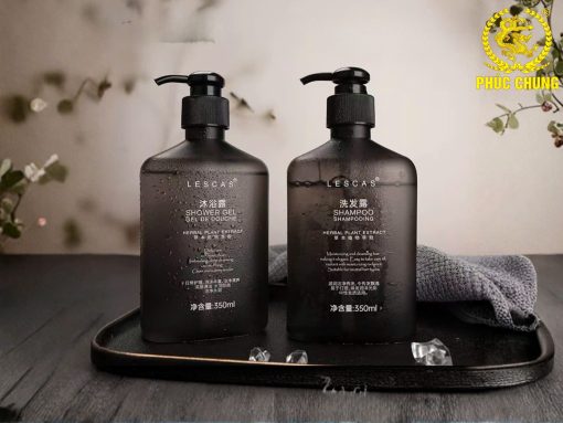 Bộ Dầu Gội – Sữa Tắm LESCAS 350ml Cho Khách Sạn