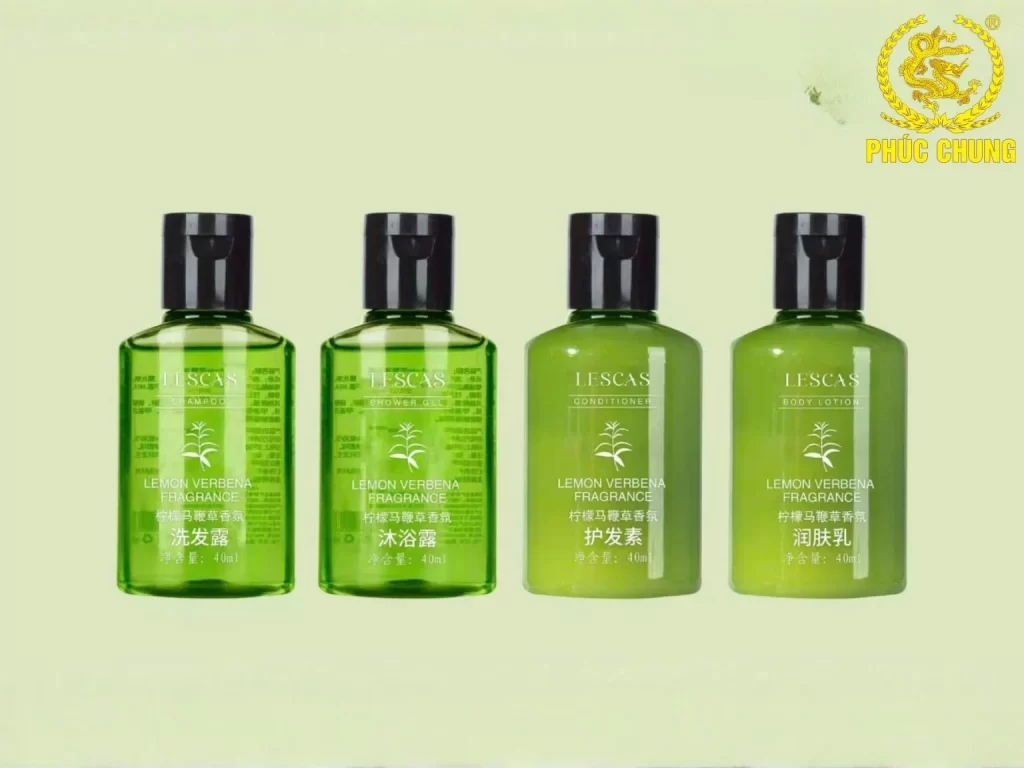 Bộ amenities khách sạn 40ml hương Lemon Verbena