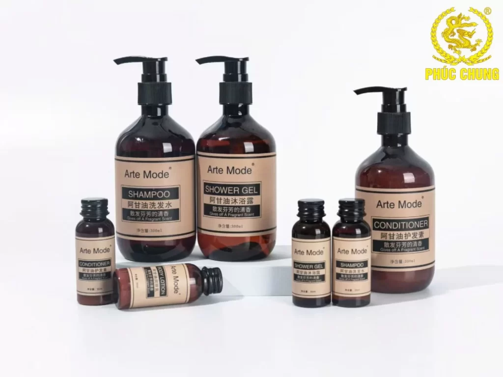 Bộ dầu gội sữa tắm khách sạn Arte Mode đồng bộ nhiều dung tích