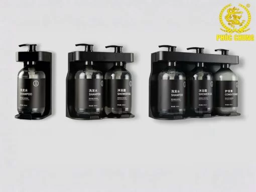 Bộ bình dầu gội sữa tắm treo tường khách sạn – Tiện lợi gọn gàng và chuyên nghiệp