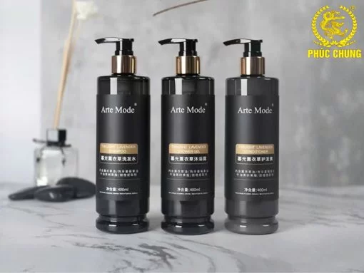 Bình đựng dầu gội sữa tắm khách sạn 400ml sang trọng tiện dụng