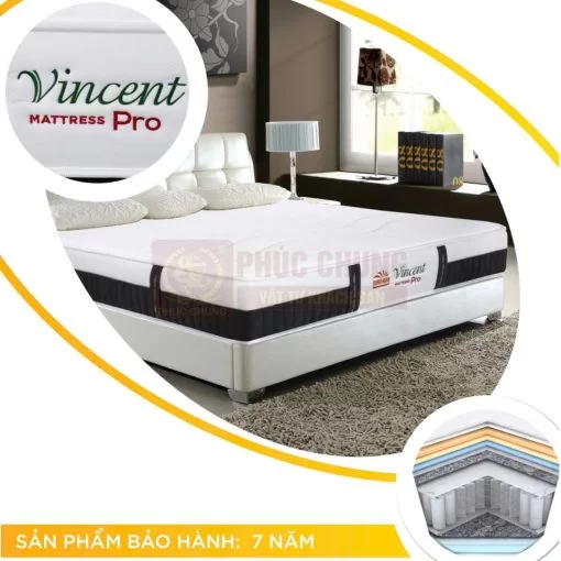 Đệm khách sạn Vincent Mattress Pro – Giấc ngủ chuyên nghiệp, nâng chuẩn dịch vụ