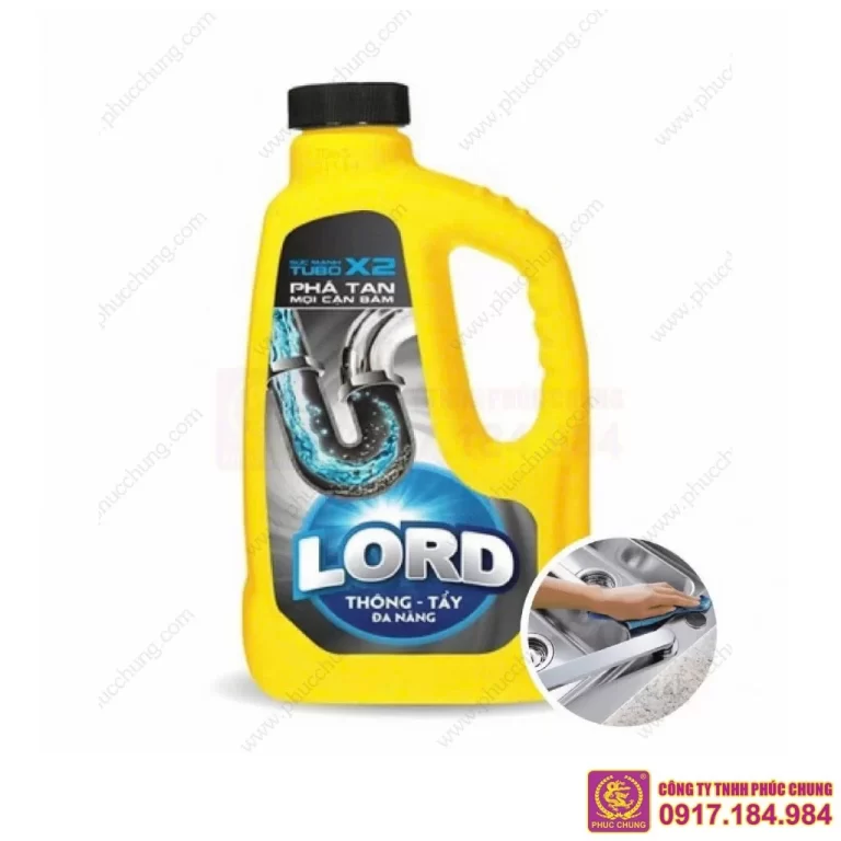 Dung dịch thông tẩy đa năng Lord cho khách sạn và cơ sở lưu trú