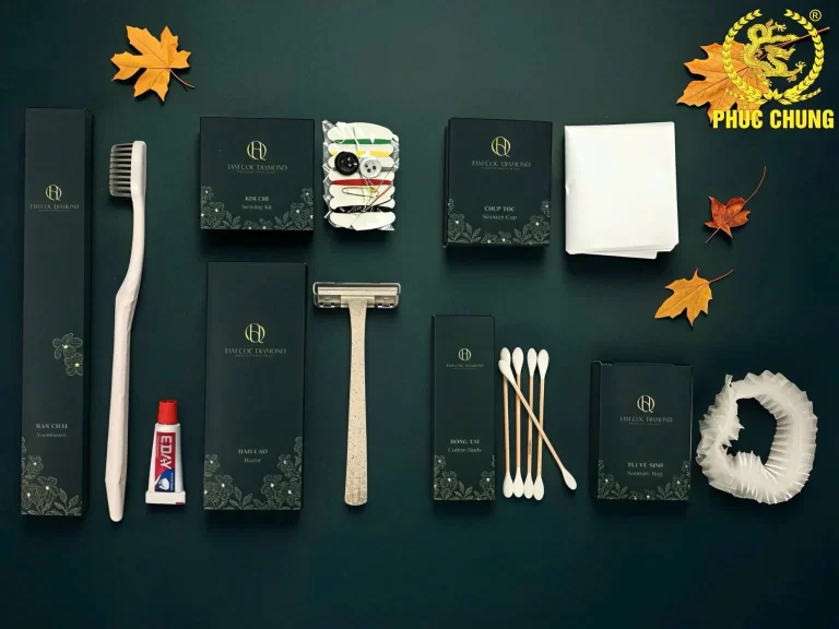 Bộ đồ dùng tiêu hao khách sạn – Amenities đồng bộ tiện nghi và chuyên nghiệp