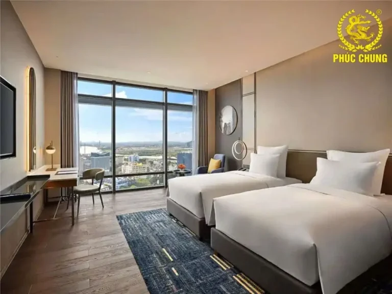 Phúc chung cung cấp chăn ga gối cho khách sạn, resort